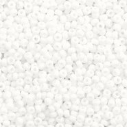 Miyuki rocailles Perlen 11/0 - Opaque white 11-402